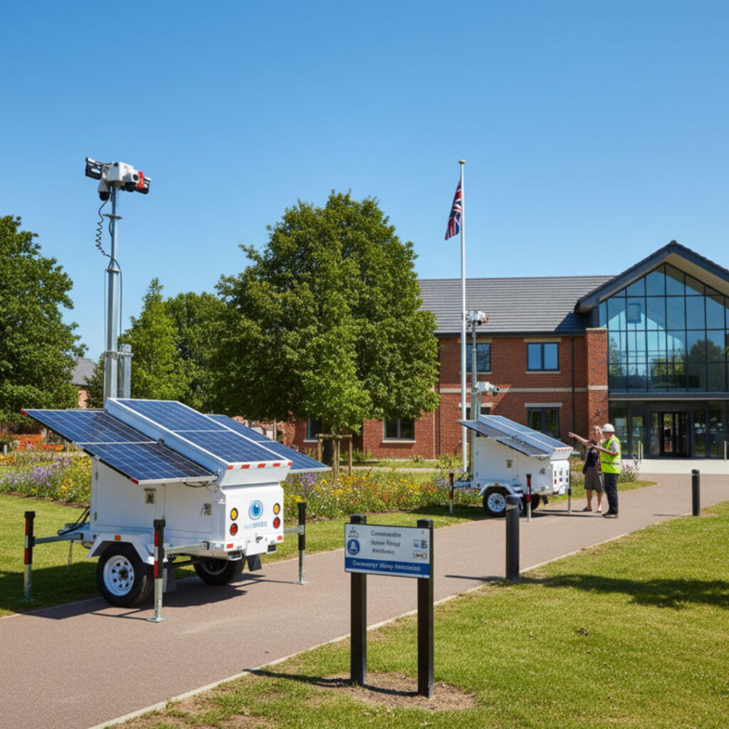 SWS-900 Solar CCTV Trailer